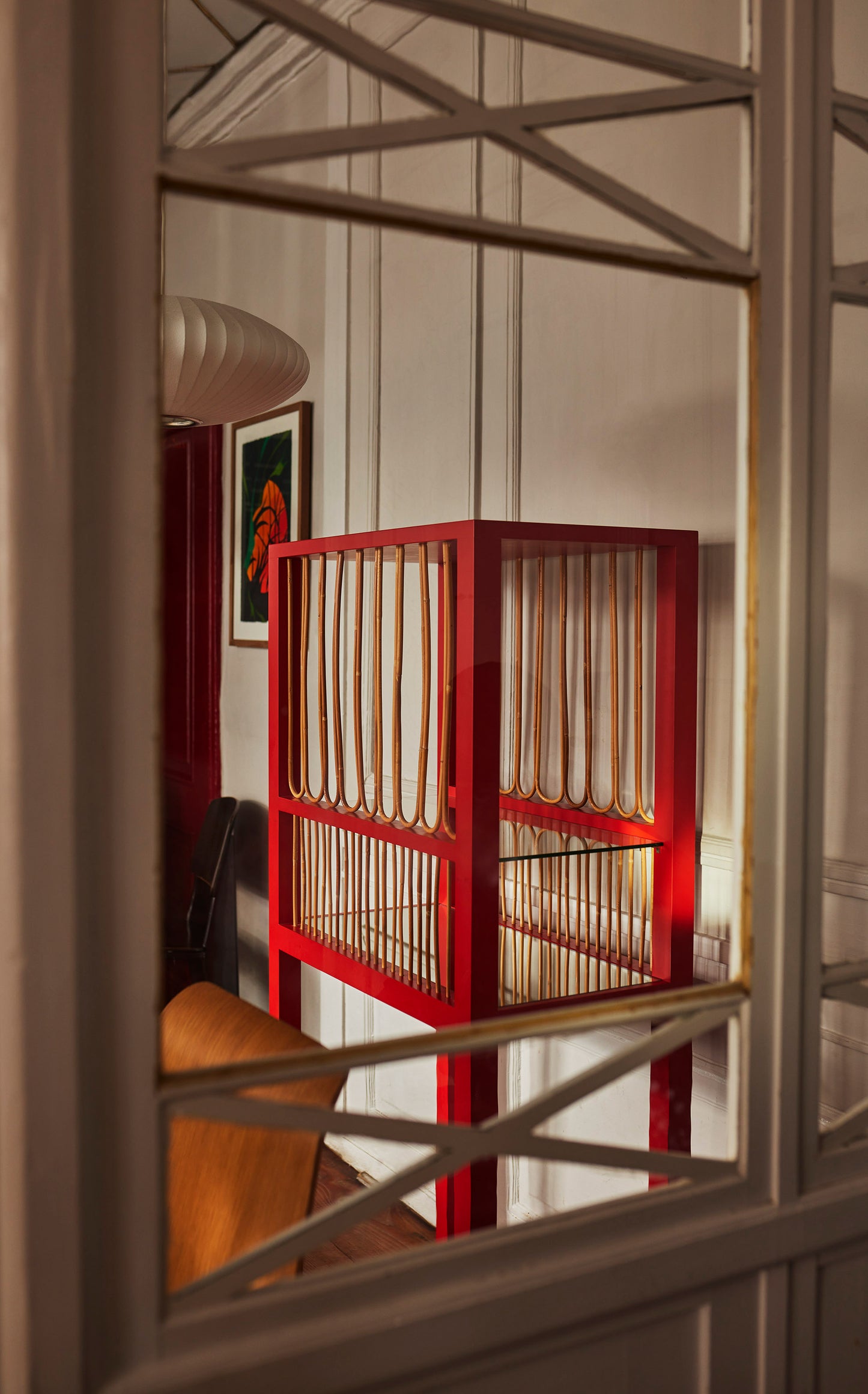RATTAN CABINET